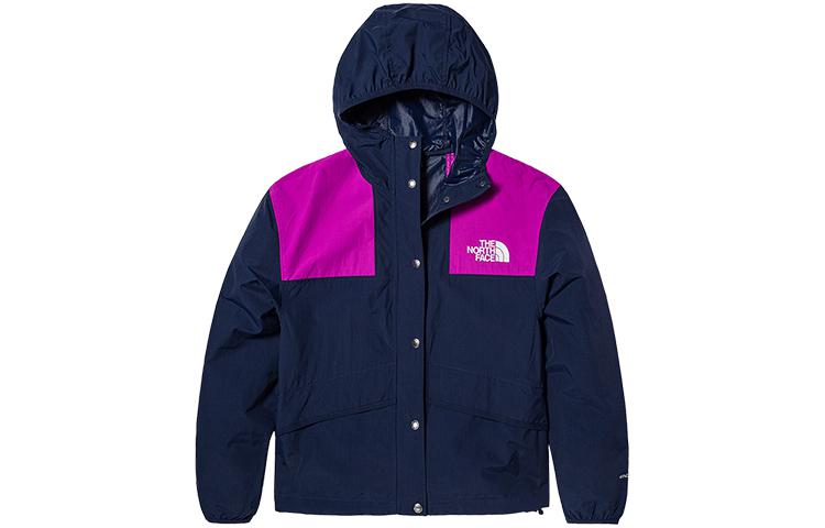 (Women) TNF Urban Exploration Logo Print Colorblock Hooded Jacket Navy Women’s NF0A5JXO-H6O 圖 2