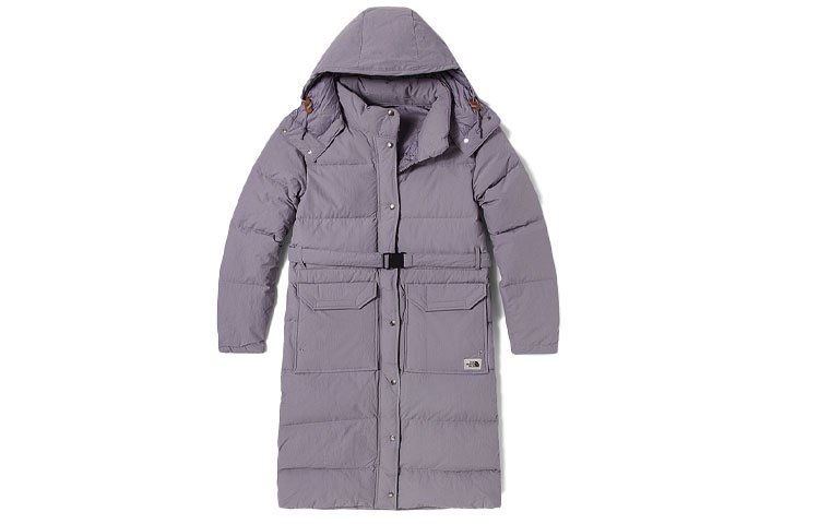 (Women) TNF Urban Exploration Mid-Length Hoodie Purple Down Jacket NF0A7QFH-EFF
