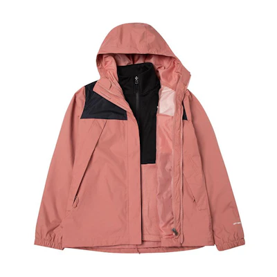 (Women) TNF Urban Exploration Pink 3-in-1 Waterproof Jacket NF0A7QW6-ROI