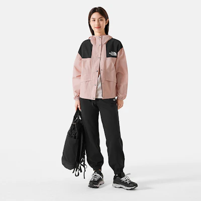 (W) The North Face 都會探險粉色防風防水連帽外套 NF0A5JXO-LK6 4