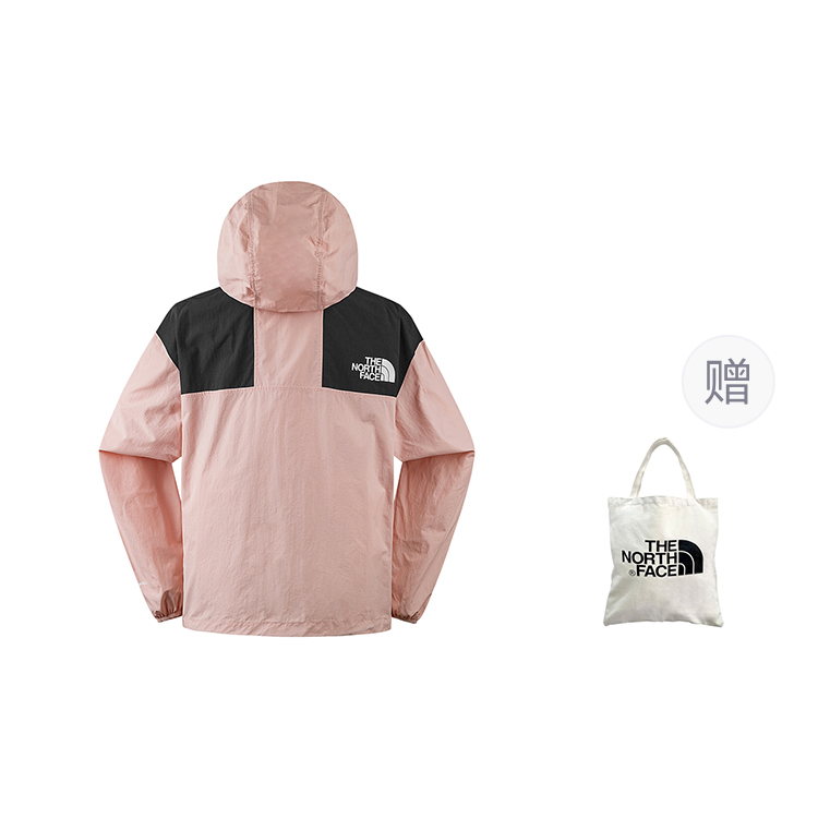 Cheap (W) The North Face 都會探險粉色防風防水連帽外套 NF0A5JXO-LK6