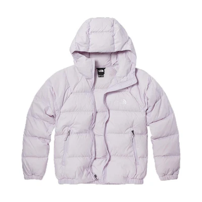 (Women) TNF Urban Exploration Purple Down Jacket with Logo Print NF0A7QVV-6S1
