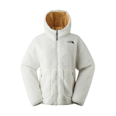 (Women) TNF Urban Exploration Reversible Fleece Logo Hoodie Jacket Women White NF0A81S8-LDI