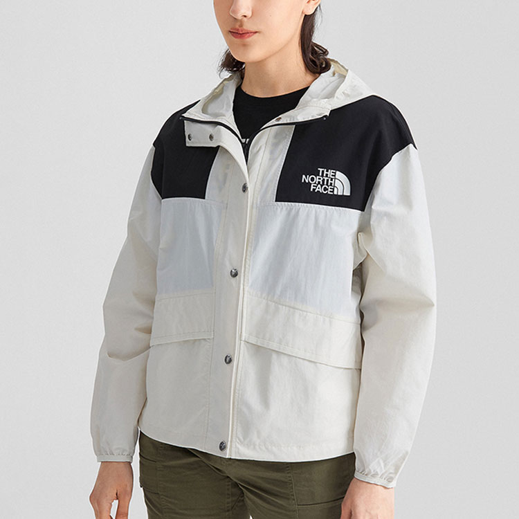 (Women) TNF Urban Exploration SS22 Patchwork Hoodie Jacket Cream NF0A5JXO-N3N 圖 6