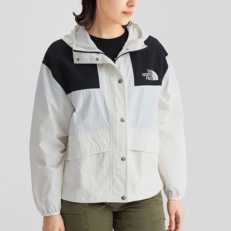 (Women) TNF Urban Exploration SS22 Patchwork Hoodie Jacket Cream NF0A5JXO-N3N 圖 7