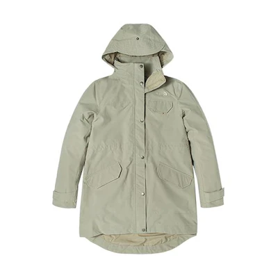 (Women) TNF Urban Exploration SS22 Waterproof Breathable Jacket Green NF0A7QV8-CEL