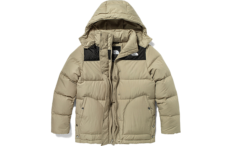 (Women) TNF Urban Exploration Waterproof Down Jacket - Linen Beige NF0A5AZ2-CEL