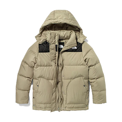 (Women) TNF Urban Exploration Waterproof Down Jacket - Linen Beige NF0A5AZ2-CEL