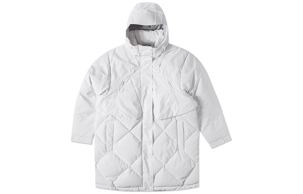 (Women) TNF Urban Exploration White 700-Down Long Hooded Jacket NF0A83Q7-N3N
