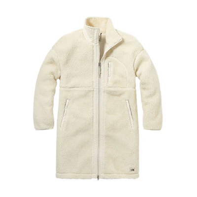 (Women) TNF Urban Exploration White Fleece Wool Stand Collar Jacket NF0A5AZ7-N3N