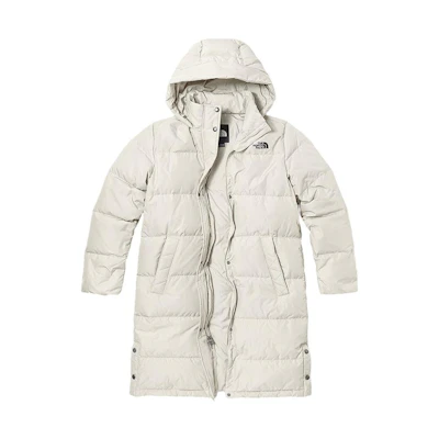 (Women) TNF Urban Exploration White Logo Print Down Jacket NF0A7QSR-N3N