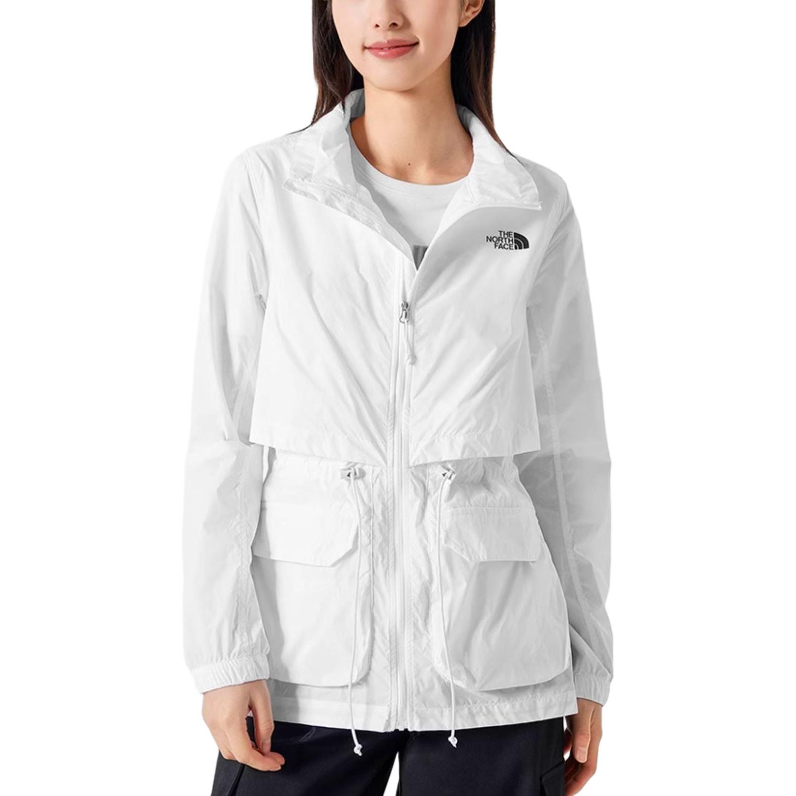 (Women) TNF Urban Exploration White Waterproof Windproof Zip Jacket NF0A8AV9-FN4 圖 3