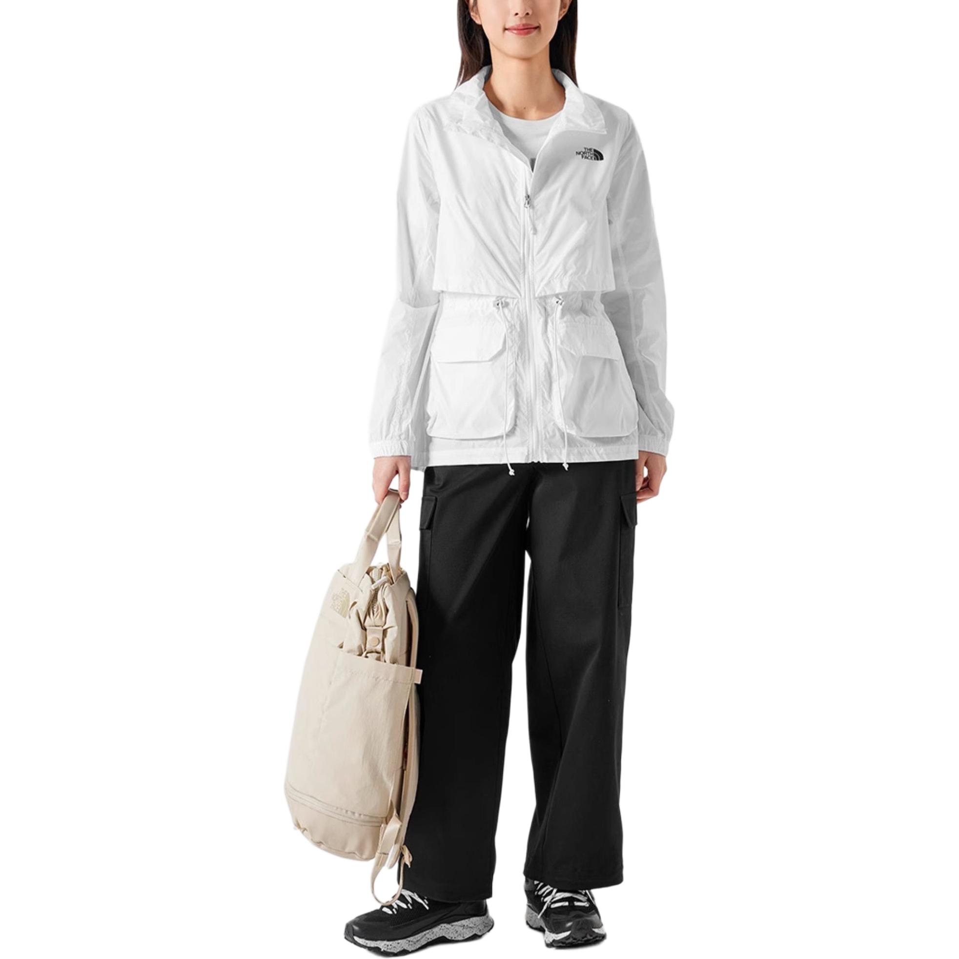 (Women) TNF Urban Exploration White Waterproof Windproof Zip Jacket NF0A8AV9-FN4 圖 4