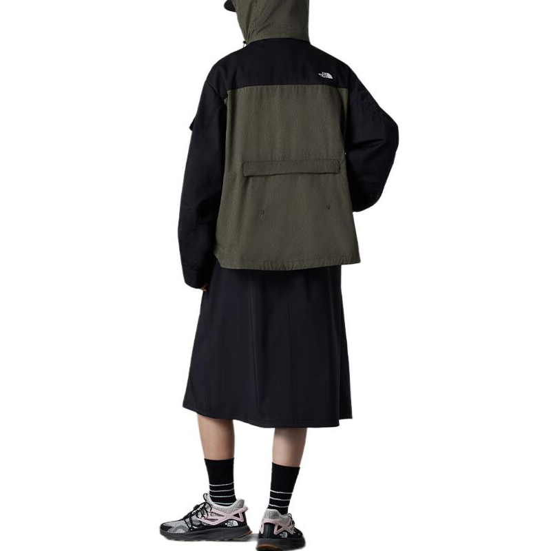 (Women) TNF Urban Exploration Windproof Water-Resistant Jacket Women Grey Olive NF0A885U-21L 圖 5