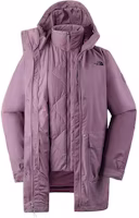 (Women) The North Face Urban Outdoor 3-in-1 Waterproof Insulated Jacket Purple NF0A81S5-LUO (Women) The North Face Urban Outdoor 3-in-1 Waterproof Insulated Jacket Purple NF0A81S5-LUO