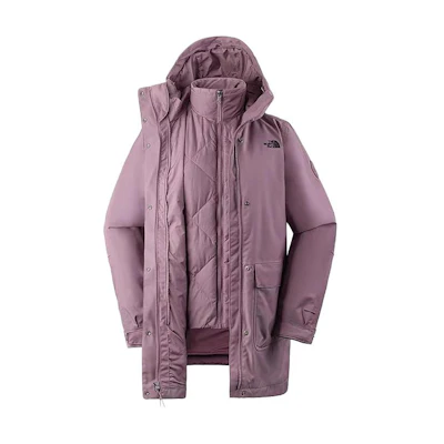 (Women) TNF Urban Outdoor 3-in-1 Waterproof Insulated Jacket Purple NF0A81S5-LUO