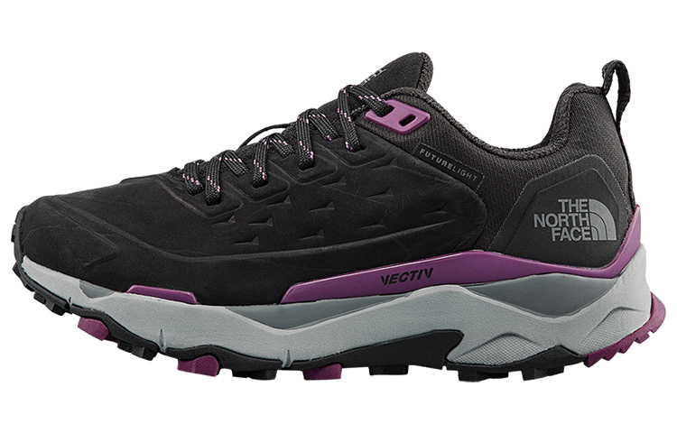 Buy 北面THE NORTH FACE Vectiv 輕便耐磨防滑防水 低筒 戶外功能鞋 女款 黑紫色