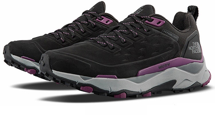 北面THE NORTH FACE Vectiv 輕便耐磨防滑防水 低筒 戶外功能鞋 女款 黑紫色 Lookbook 北面THE NORTH FACE Vectiv 輕便耐磨防滑防水 低筒 戶外功能鞋 女款 黑紫色