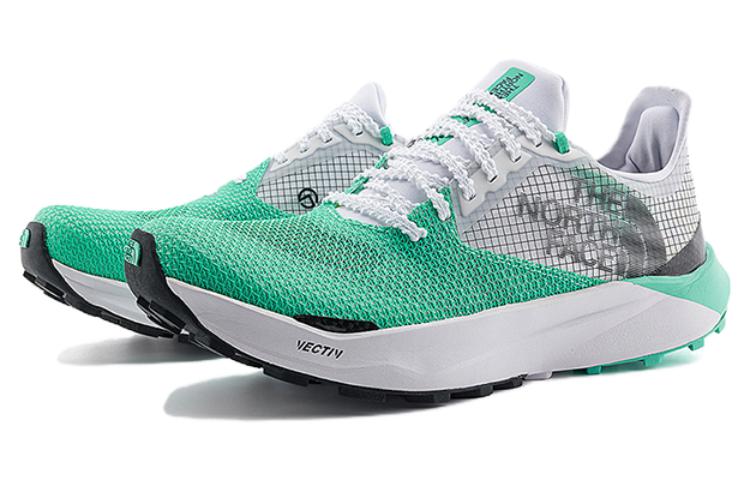(W) The North Face VECTIV 'CMFTable All-Match Non-Slip Wear-Resistant Low-Top Running Shoe Green' 圖 3