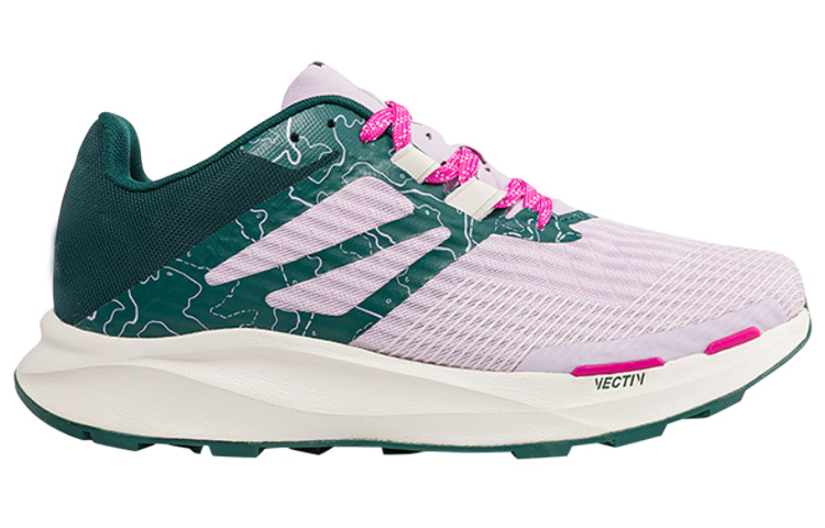 (W) The North Face Vectiv Eminus Running Shoes Ponderosa Green Valley Topo Print Lavender Fog' 圖 2