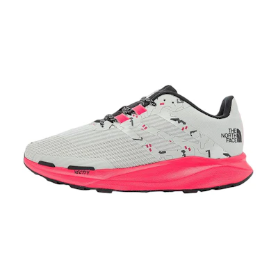 (W) The North Face Vectiv Eminus Running Sneakers TNF Trail Marker Print Brilliant Coral' 'White'