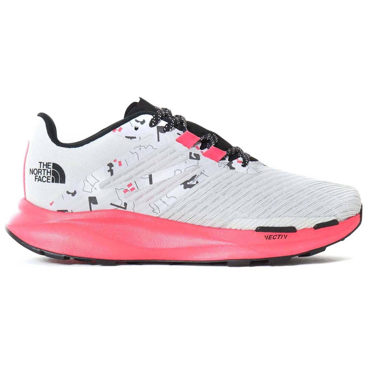 (W) The North Face Vectiv Eminus Running Sneakers TNF Trail Marker Print Brilliant Coral' 'White' 圖 2