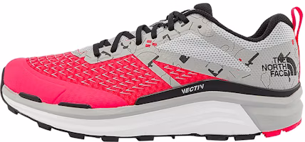 (Women) The North Face Vectiv Enduris II Trail Running Shoes 'Tnf White Trail Marker Print with Brilliant Coral' 5JCP-677 (Women) The North Face Vectiv Enduris II Trail Running Shoes 'Tnf White Trail Marker Print with Brilliant Coral' 5JCP-677