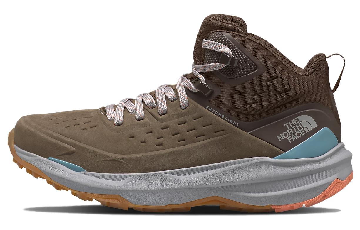 (W) The North Face Vectiv Exploris 2 Mid FUTURELIGHT Leather 'Brown'