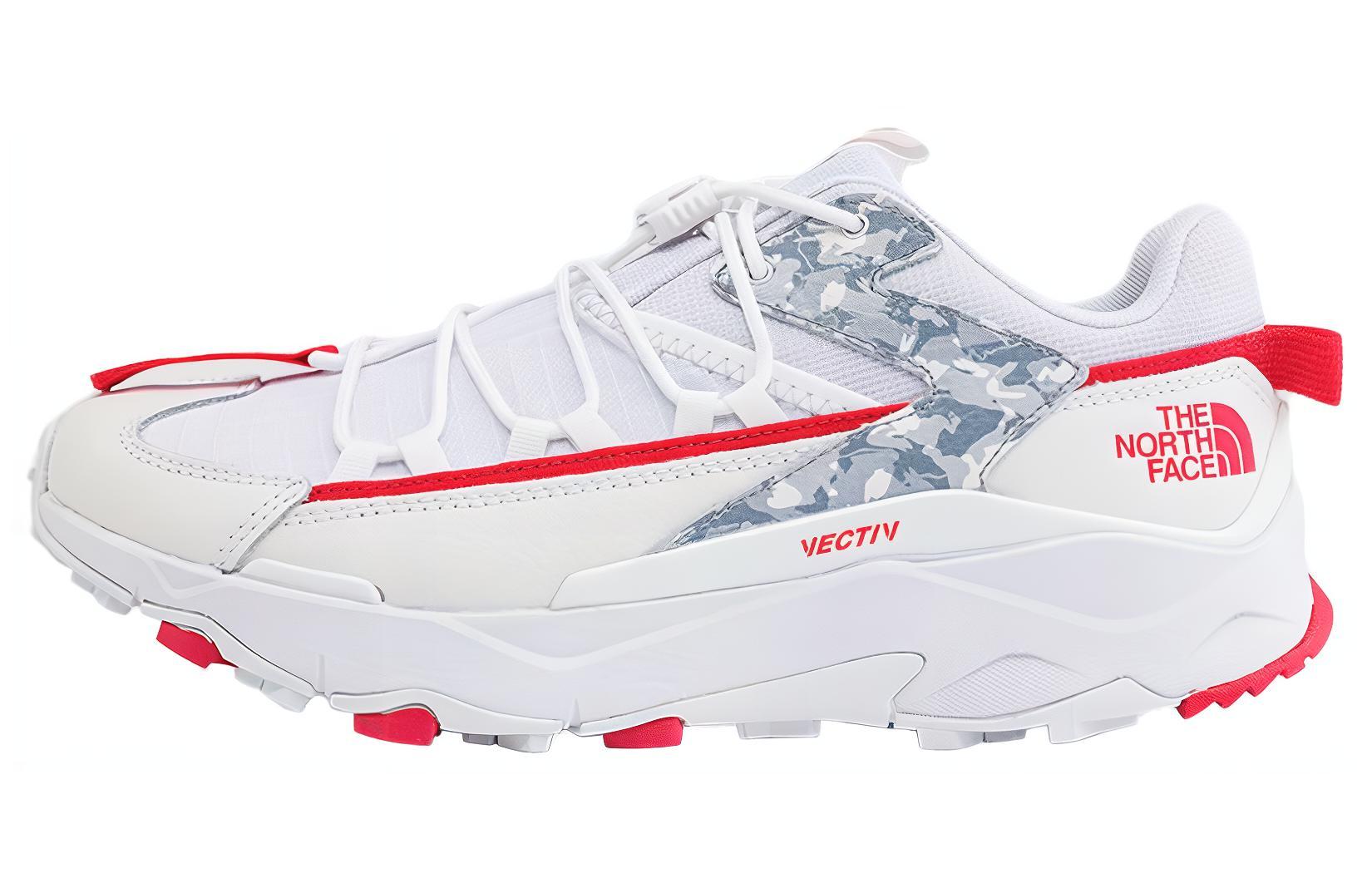 (W) The North Face Vectiv Taraval Tech Lifestyle Shoes 'Tnf White Red'