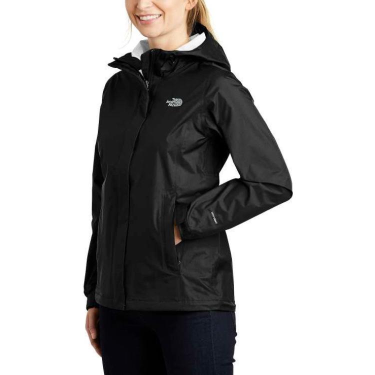 Shop (W) The North Face Venture 2 Jaket Kalispas & Tahan Angin Hitam NF0A5EH5-JK3
