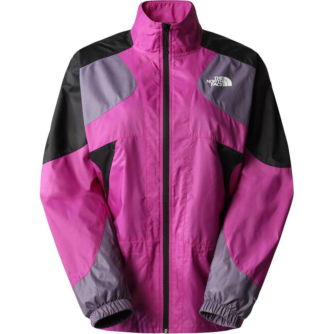 (Women) TNF Vintage Colorblock Logo Print Track Jacket - Purple NF0A7ZY5-RK7