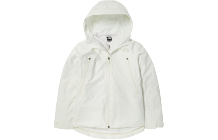 (Women) TNF Waterproof 3-in-1 Winter Jacket Women’s White Outdoor Coat NF0A4R1U-LG5