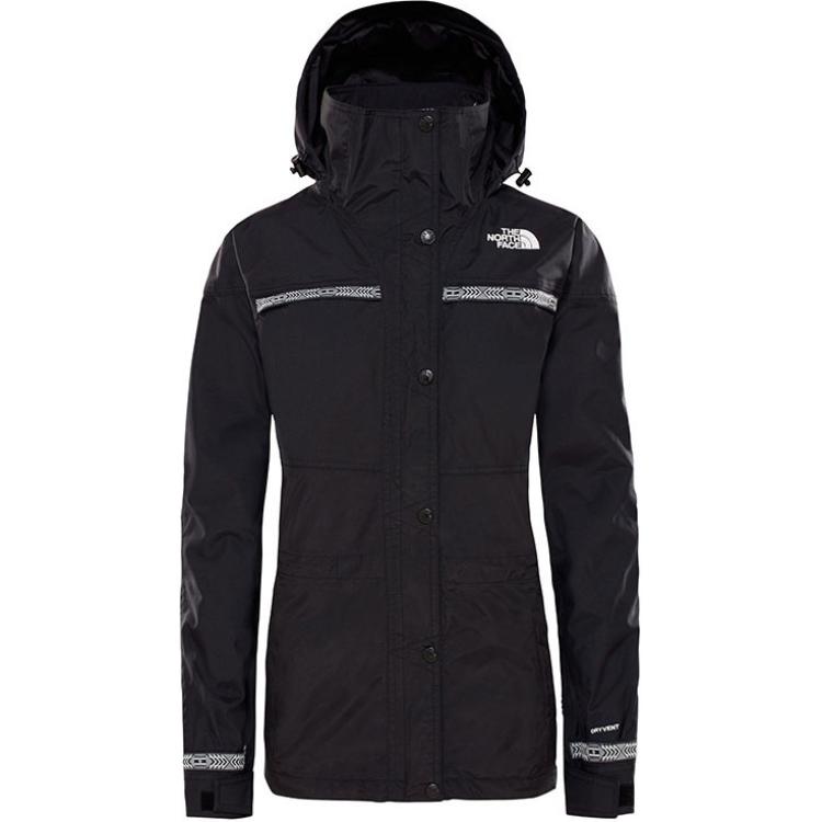 (Women) TNF Waterproof Breathable Hooded Jacket - Black NF0A3MHP-JK3