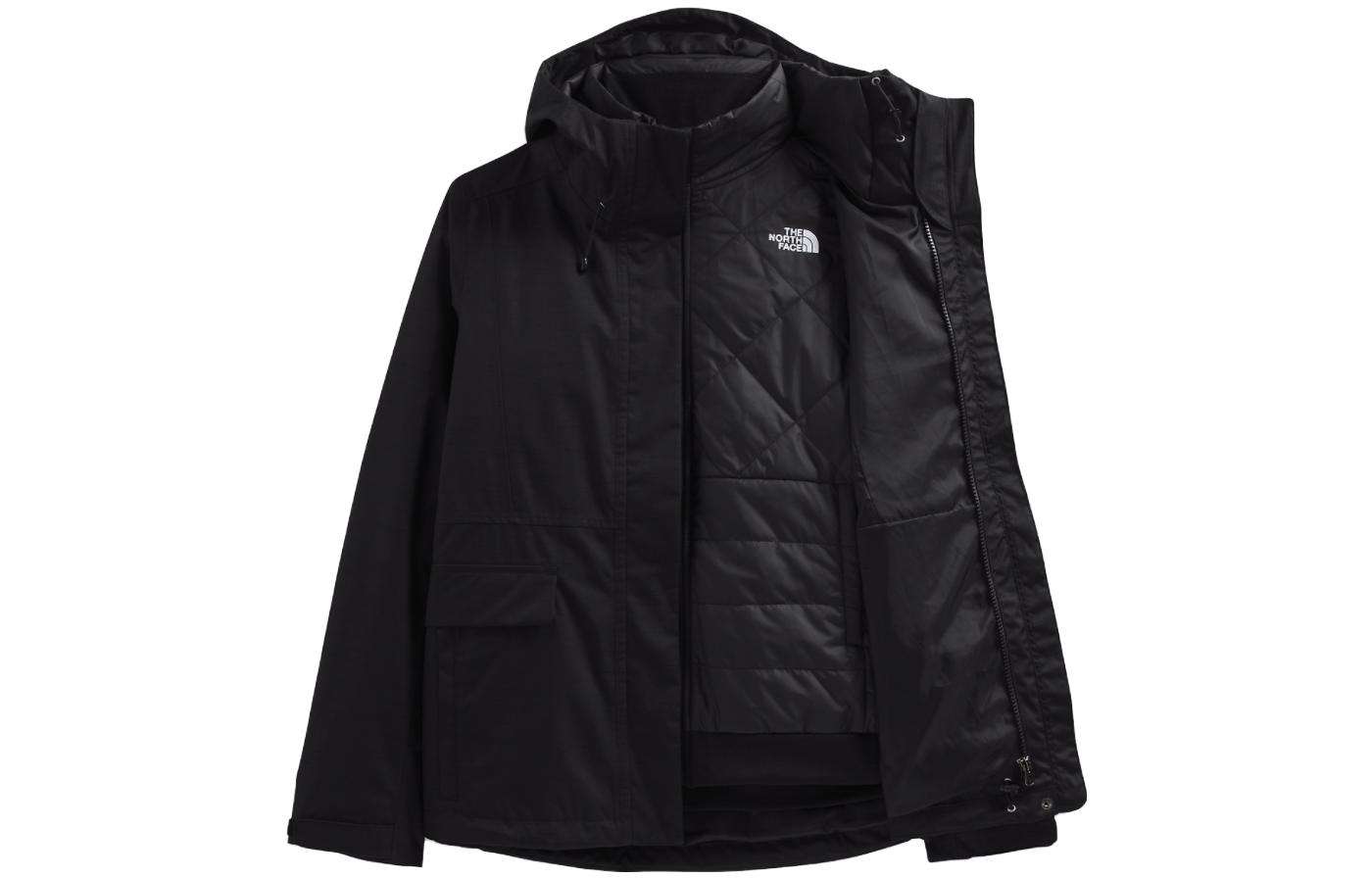 (Women) TNF Waterproof Breathable Hooded Jacket Black NF0A833K-JK3