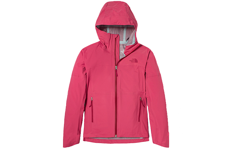 (Women) TNF Waterproof Breathable Hooded Jacket Red NF0A5K2W-396