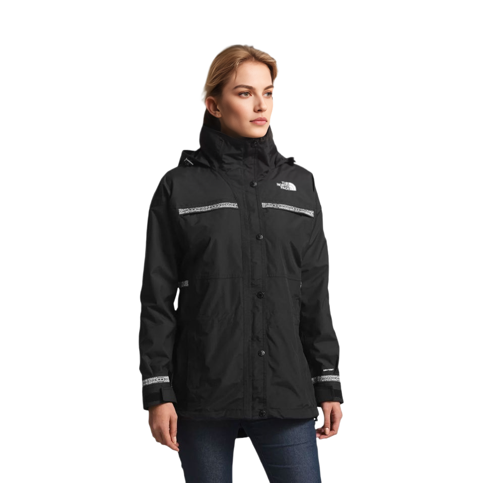 (Women) TNF Waterproof Breathable Hooded Jacket - Black NF0A3MHP-JK3 圖 3