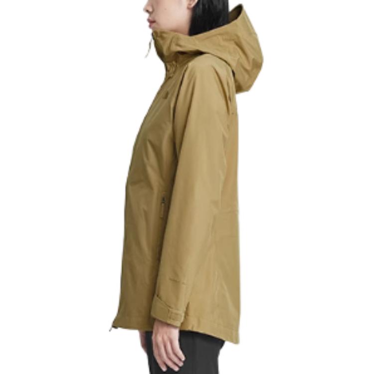 (Women) TNF Waterproof Hooded Outdoor Jacket Khaki Color NF0A4N9S-Z74 圖 5
