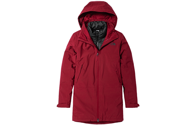 (Women) TNF Waterproof Insulated Outdoor Jacket - Red NF0A4NAI-05H