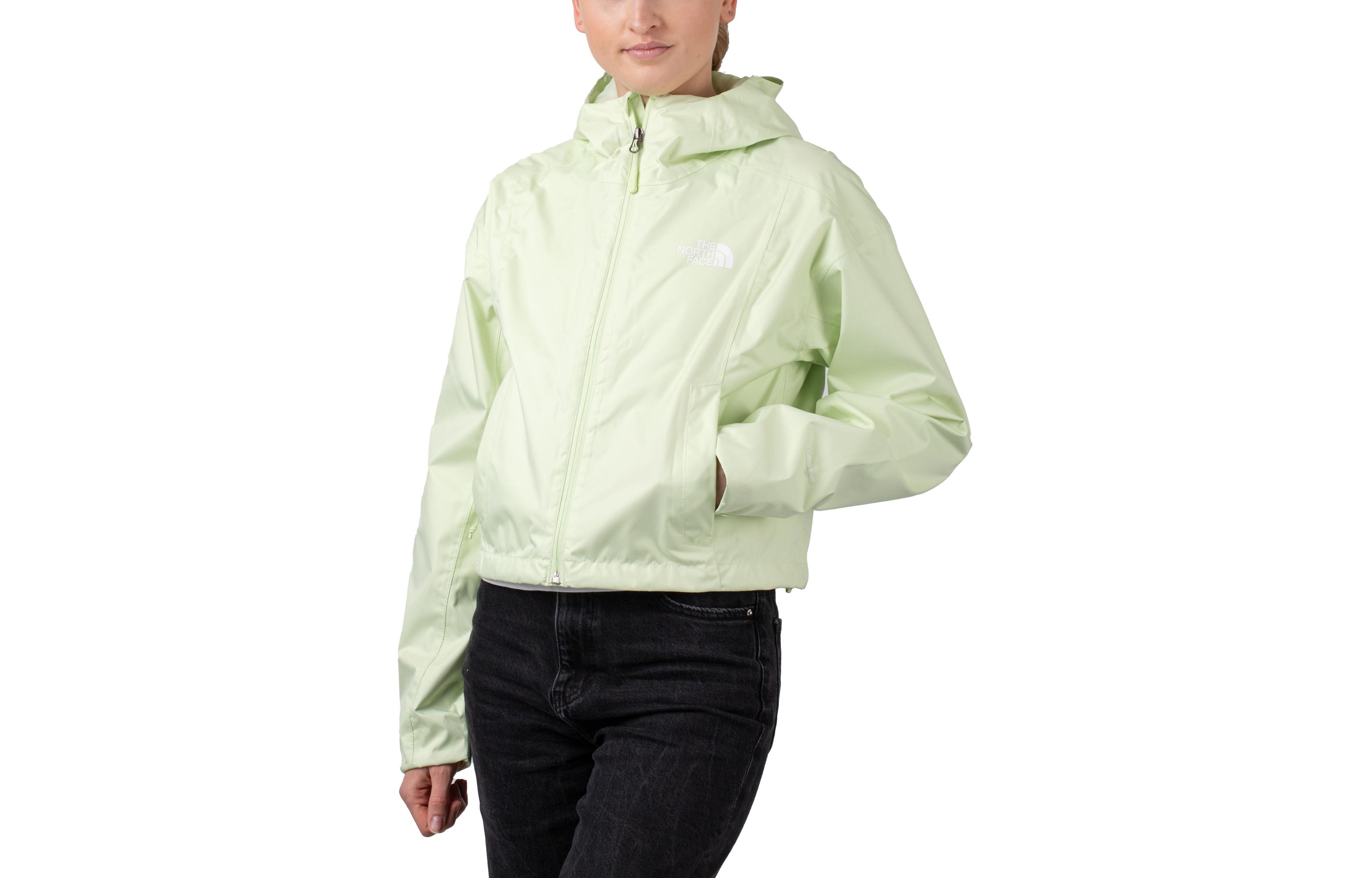 (Women) The North Face Waterproof Windbreaker Jacket Lemon Cream NF0A55EP-N13
