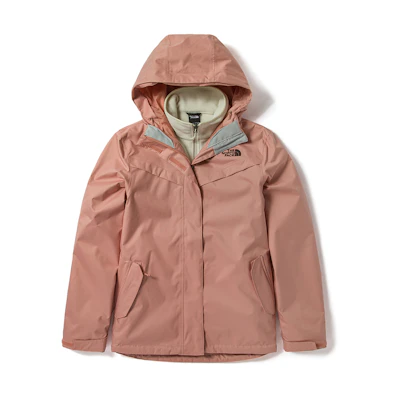 (Women) TNF Waterproof Windproof Breathable Orange Jacket NF0A4U7R-VW0