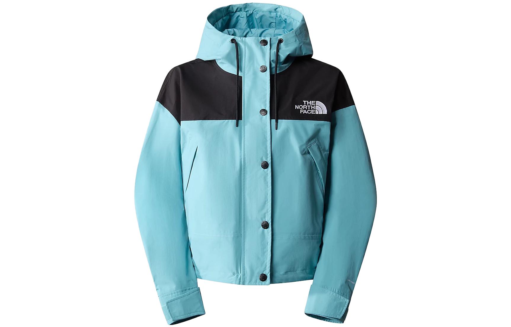 (Women) TNF Waterproof Windproof Jacket Light Blue Long Sleeve Logo Print NF0A3XDC-LV2