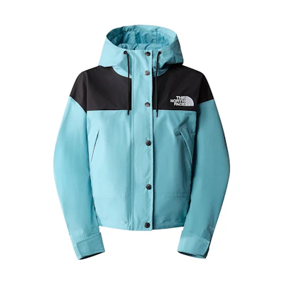 (Women) TNF Waterproof Windproof Jacket Light Blue Long Sleeve Logo Print NF0A3XDC-LV2