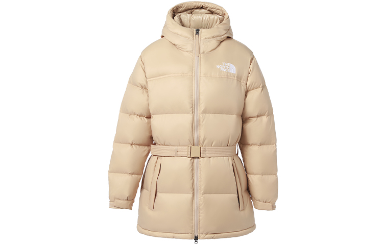 (Women) TNF Wheat-Colored Hooded Down Jacket NF0A5GIL-H7E