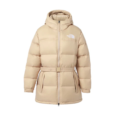(Women) TNF Wheat-Colored Hooded Down Jacket NF0A5GIL-H7E