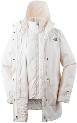 (Women) The North Face White 3-in-1 Down Jacket: Waterproof, Windproof, Warm. NF0A81S5-P4K Buy (Women) The North Face White 3-in-1 Down Jacket: Waterproof, Windproof, Warm. NF0A81S5-P4K