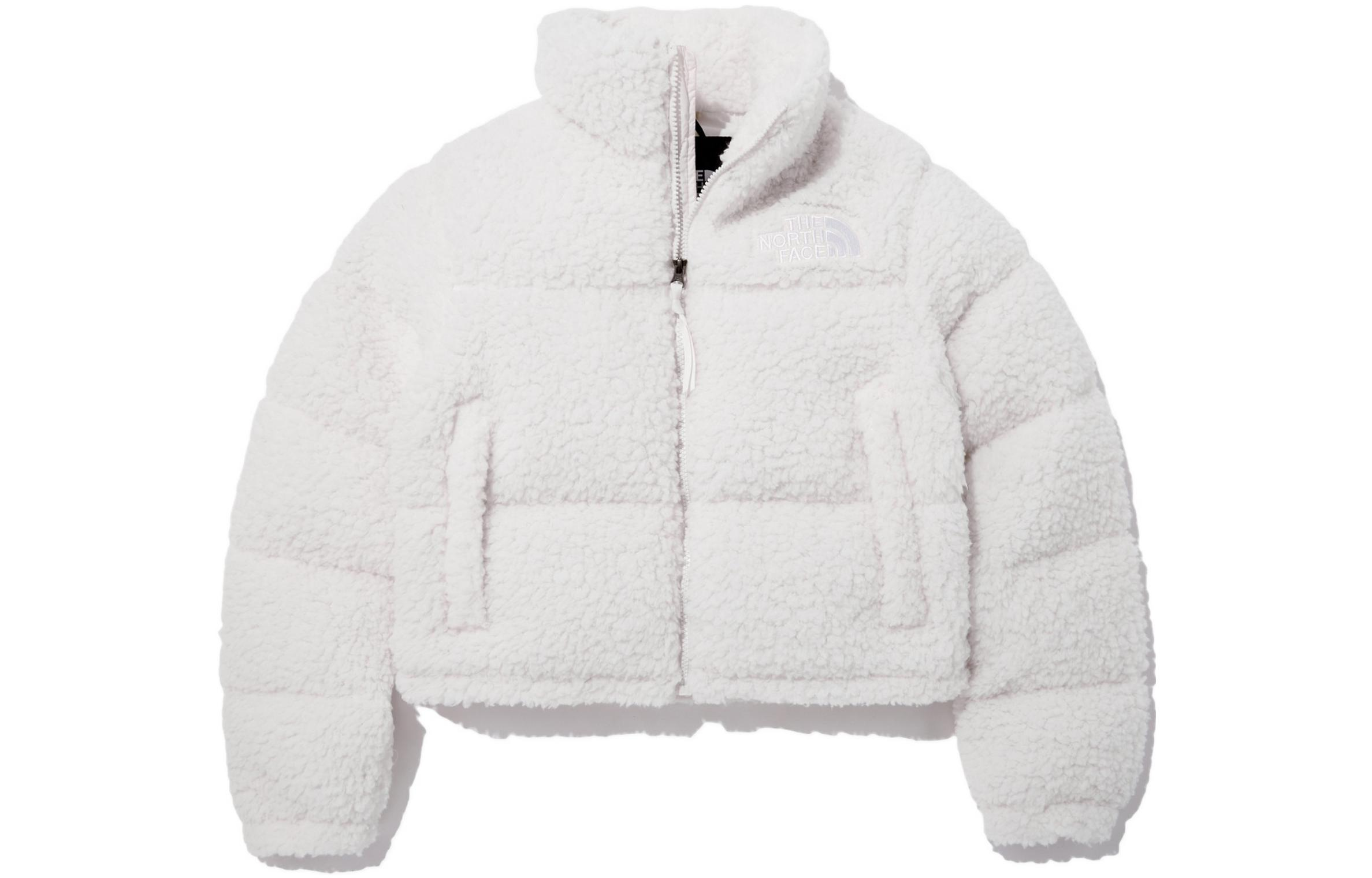 Buy (W) The North Face 白色全拉鍊羽絨外套 NJ1DN97A