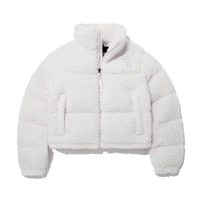 (Women) TNF White Full-Zip Puffer Jacket NJ1DN97A