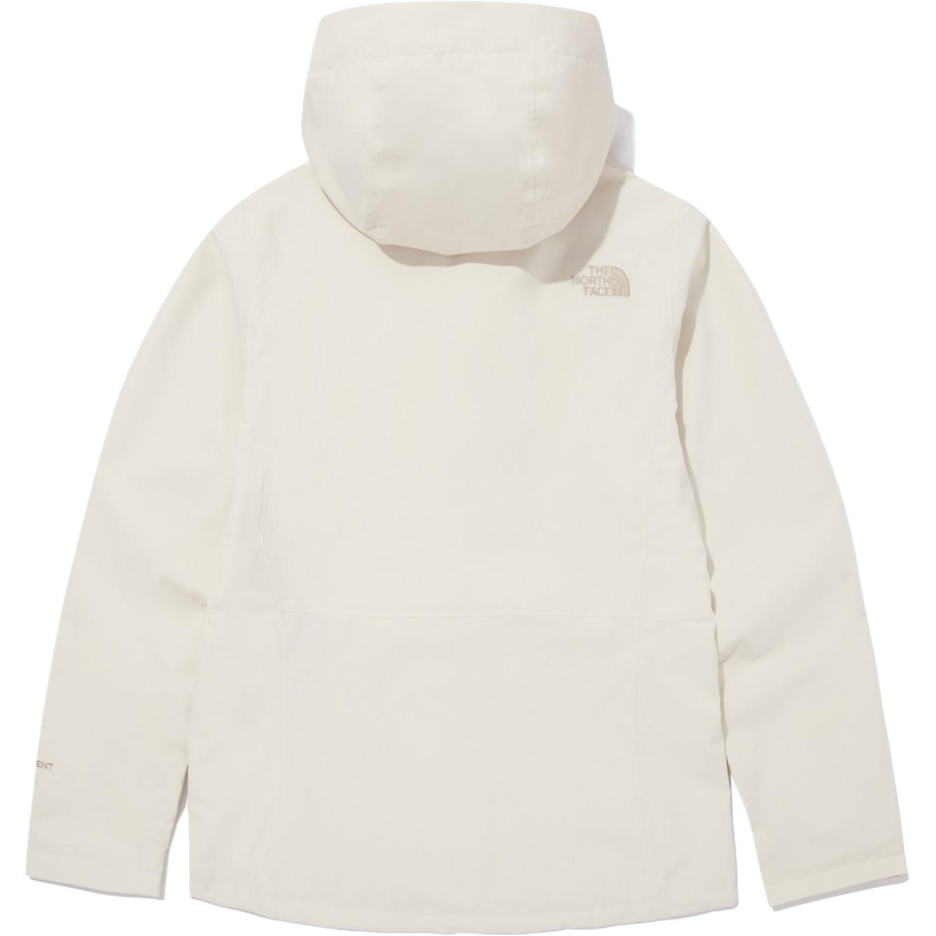 (Women) TNF White Logo Embroidered Zip-Up Hoodie Jacket NJ2HQ82B 圖 4