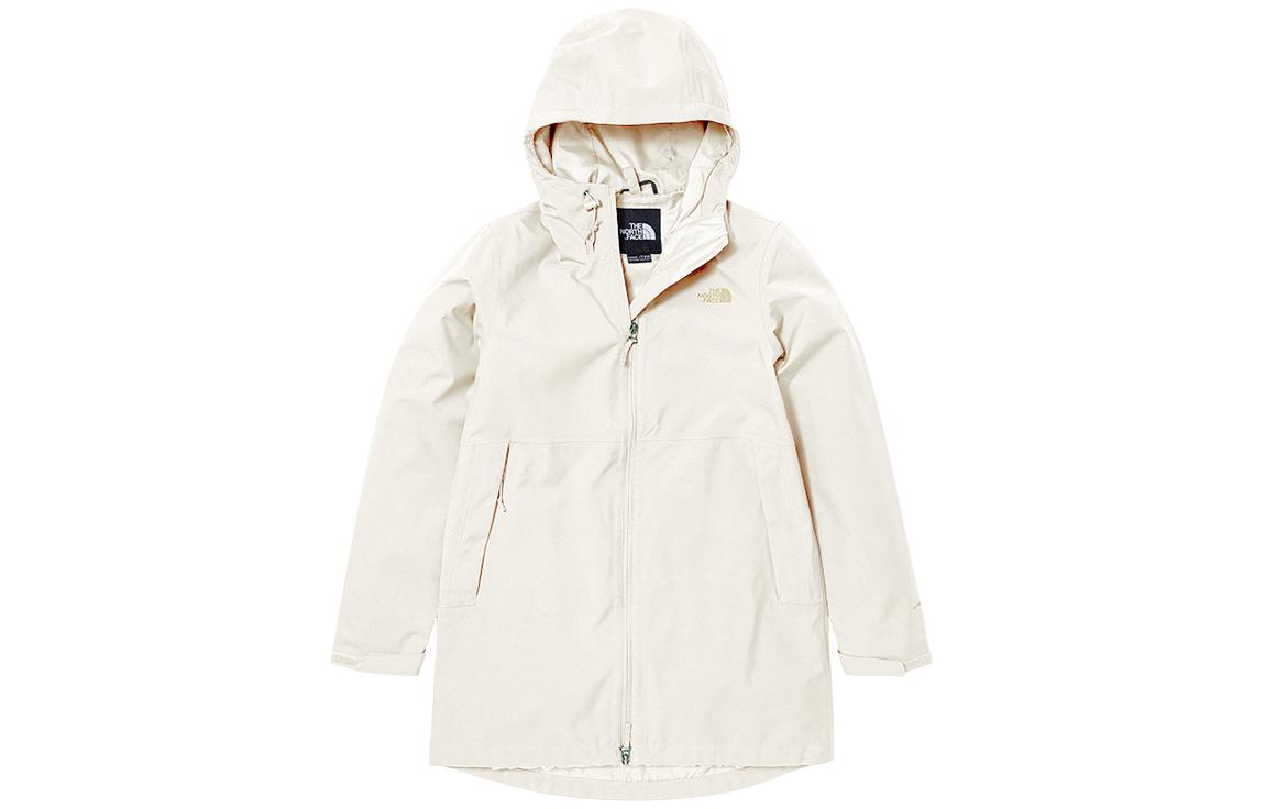 (Women) TNF White Logo Print Hooded Jacket NF0A7QSV-N3N
