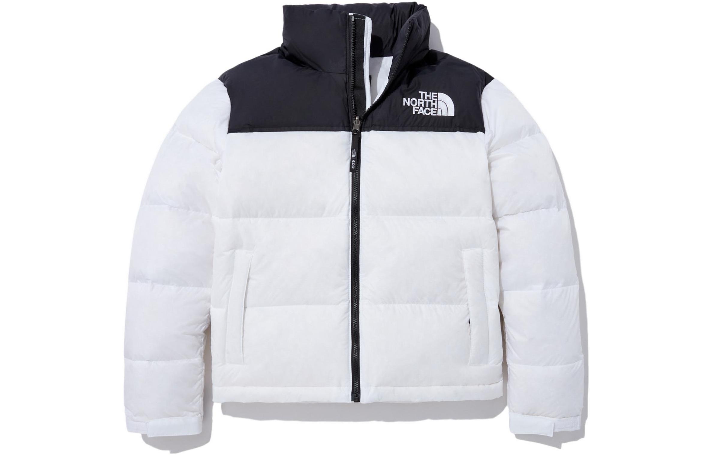 (Women) TNF White Logo Print Puffer Down Jacket NJ1DN80B